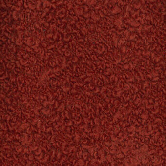 Bordeaux looped fabric texture, densely curled pile, matte finish, heathered tone, miniforms d > cloud erimiti collection sample.